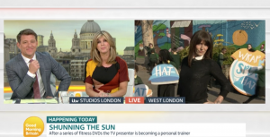 Kate and Ben interview Davina on Good Morning Britain