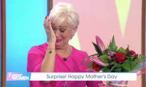 Loose Women Denise Welch crying
