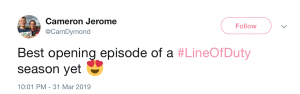 Twitter Line Of Duty fan
