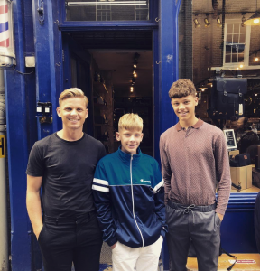 Jeff, Freddie and Bobby Brazier Instagram