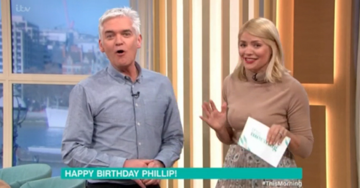 Phillip Schofield and Holly Willoughby on This Morning