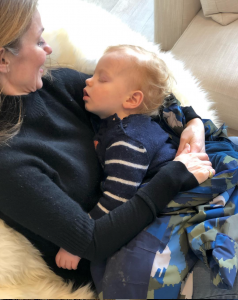 Geri Halliwell with son Instagram