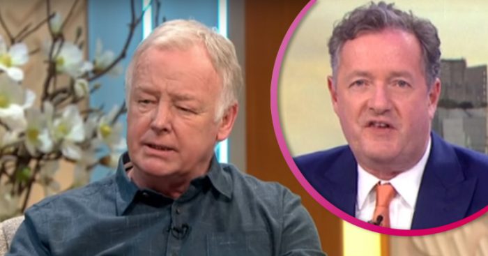 Les Dennis and Piers ~Morgan split pic