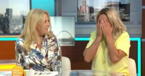 Katie was embarrassed