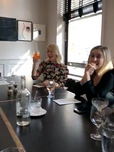 Holly Willoughby at Phillip Schofield's birthday