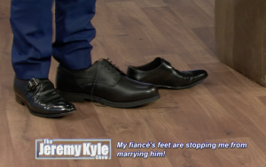 Jeremy Kyle giant shoe