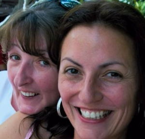 Davina and sister Caroline 