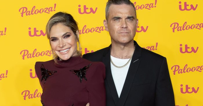 @Ayda Field and Robbie Williams at the https://www.entertainmentdaily.co.uk/news/ayda-field-shares-sweet-photo-of-husband-robbie-williams-with-their-children/