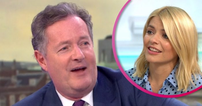 Piers morgan and Holly willoughby split pic
