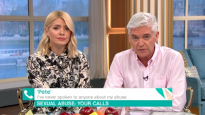 Holly Willoughby and Phillip Schofield on This Morning