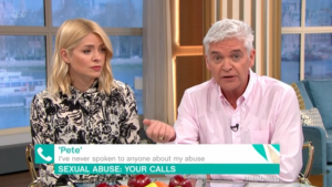 Holly Willoughby and Phillip Schofield on This Morning