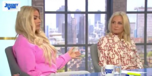 Katie is interviewed with her mum