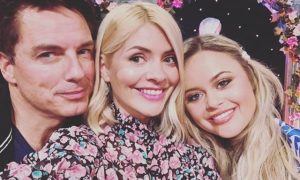John Barrowman, Holly Willoughby and Emily Atack