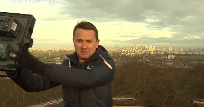 BBC weather presenter