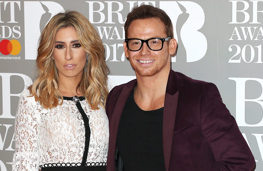 Stacey Solomon Joe Swash at Brit Awards