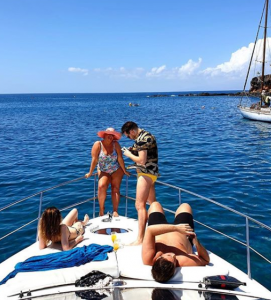 Gemma and Arg on holibobs