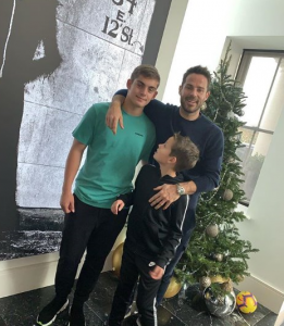 Jamie with their boys
