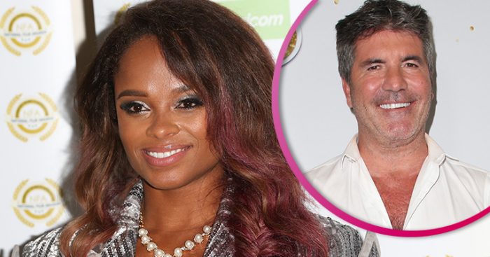 Fleur East and Simon Coell split pic