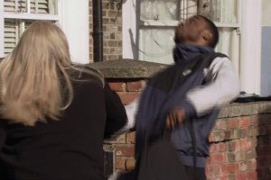 Sharon Mitchell punches Stix