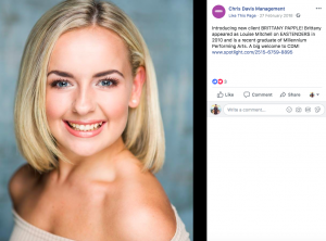 Brittany Papple Chris Davis Management