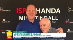 Mike Tindall and his beloved dad Phillip