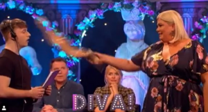 Gemma soaked the runner