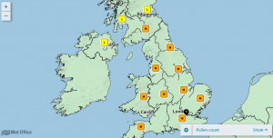 UK Weather map for this week