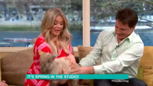 Emily ATack and John Barrowman on This Morning
