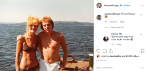 Harry and Sandra's pic on Instagram