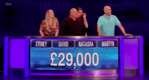 The chase tears Natasha