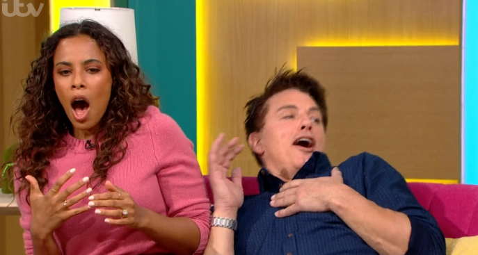 Rochelle Humes and John Barrowman on This Morning