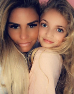 Kaite Price and daughter Princess