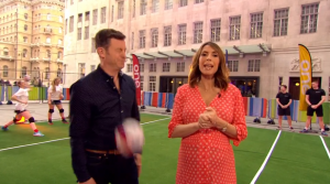 Matt Baker and Alex Jones on The One Show