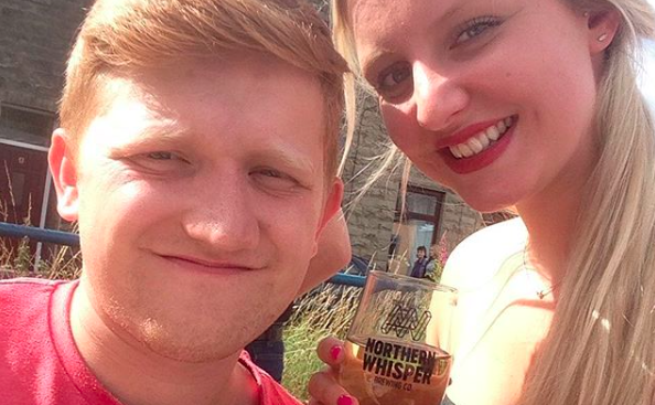 Sam Aston and Briony Gardiner Instagram SamAston93