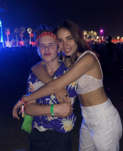 Hana Cross with Cruz Beckham