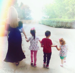 Christine McGuinness and her kids