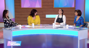 Stacey Solomon pregnant on chat show
