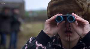 Amelia Kerry kissing Joel Emmerdale