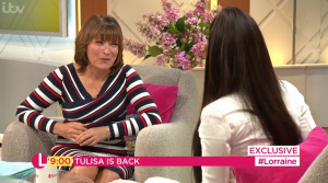 Tulisa on Lorraine
