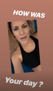 Caroline's Instagram Story