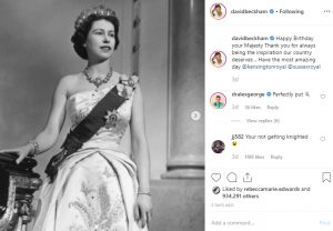 The Queen - David B insta