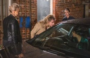 Maya got in the car - and it all kicked off (Credit: ITV)