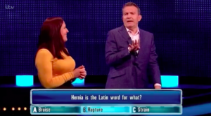 Bradley Walsh The Chase Alien impression