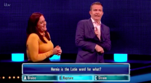 Bradley Walsh The Chase Alien impression