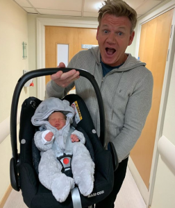 Gordon Ramsay and baby son Oscar