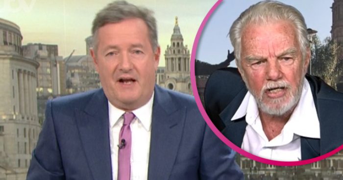 Piers Morgan and GMB guest split pic