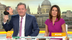Piers Morgan and Susanna Reid on GMB