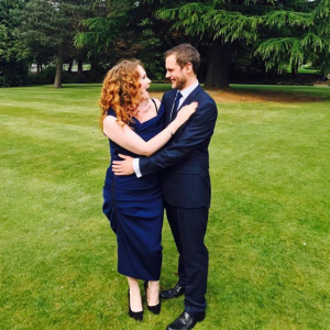 Jennie McAlpine and husband Chris Farr