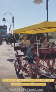 Stacey in Butlins with her family