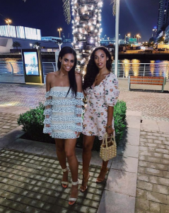 Rochelle Humes and her sister Lili